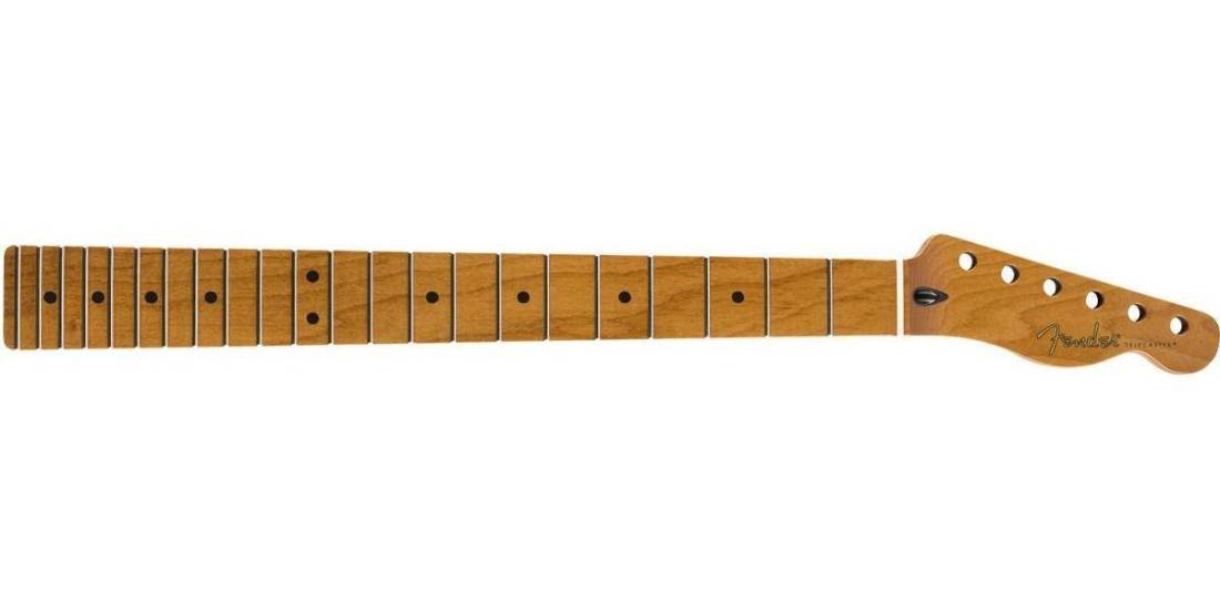 Roasted Maple Telecaster Flat Oval Neck - Maple Fingerboard