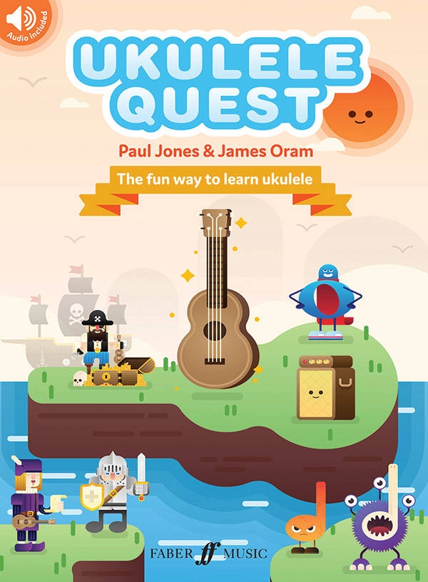 Ukulele Quest - Jones/Oram - Ukulele - Book/Audio Online