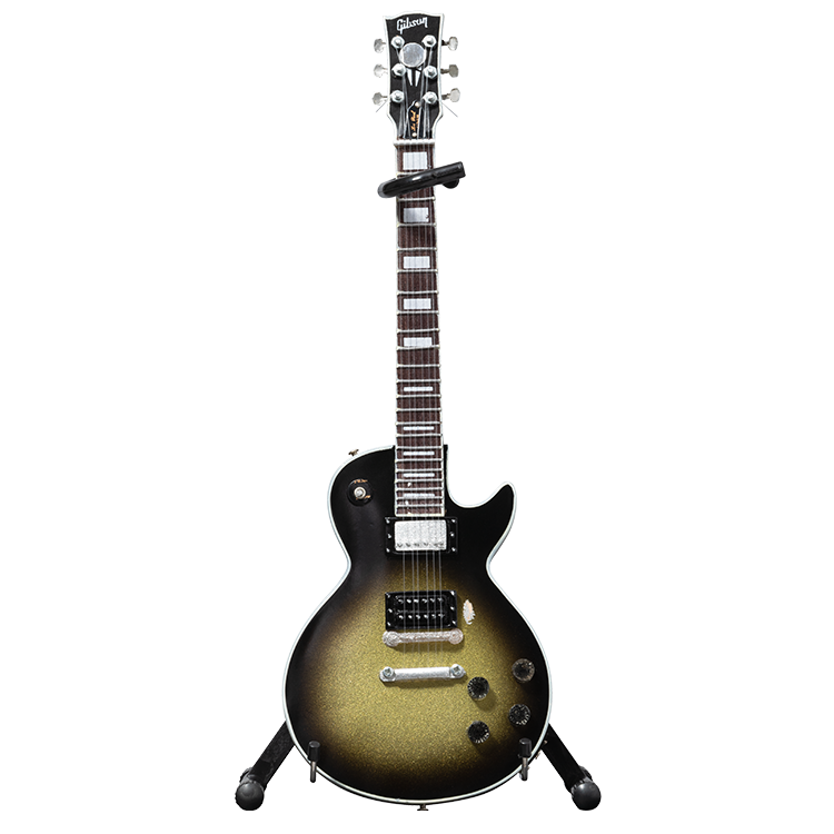 Gibson Adam Jones Les Paul 1:4 Scale Mini Guitar Model, Silverburst