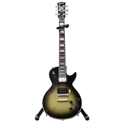 Axe Heaven - Gibson Adam Jones Les Paul 1:4 Scale Mini Guitar Model, Silverburst