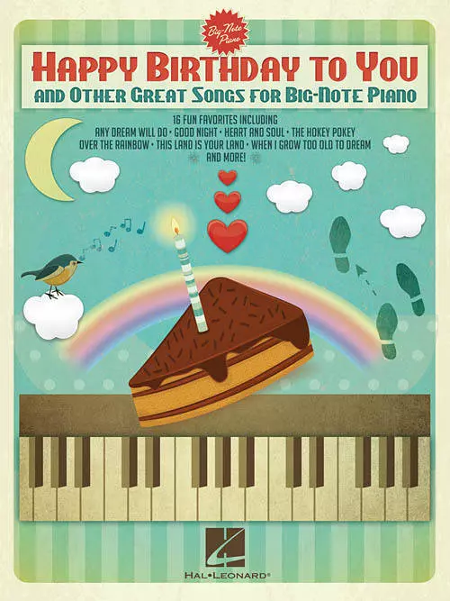 Happy Birthday to You and Other Great Songs for Big-Note Piano - Book