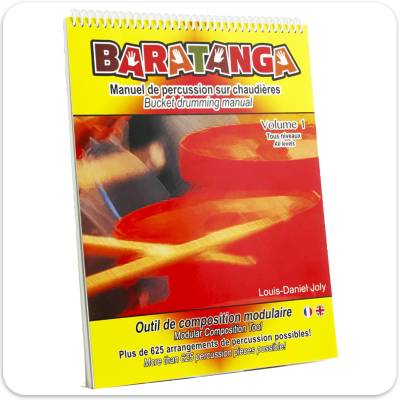 Baratanga - Manuel de percussion sur chaudieres (Bucket Drumming Manual) - Joly - Book