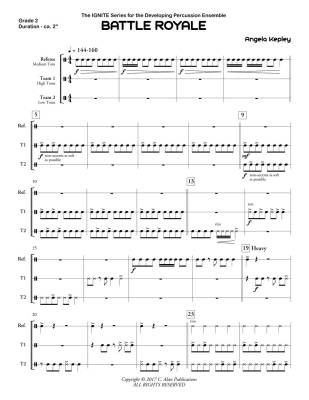 Battle Royale - Kepley - Percussion Ensemble - Gr. 2