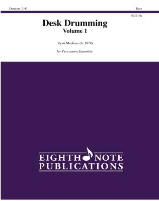 Eighth Note Publications - Desk Drumming, Volume 1 - Meeboer - Percussion Duet - Gr. Easy