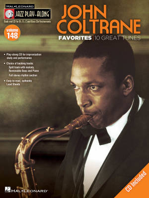 Hal Leonard - John Coltrane Favorites: Jazz Play-Along Volume 148 - Book/CD