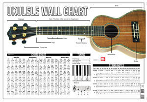 Ukulele Wall Chart - Bay - Poster