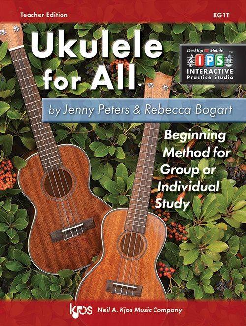 Ukulele for All, Teacher Edition - Peters/Bogart - Ukulele - Book/Media Online