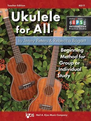 Kjos Music - Ukulele for All, Teacher Edition - Peters/Bogart - Ukulele - Book/Media Online