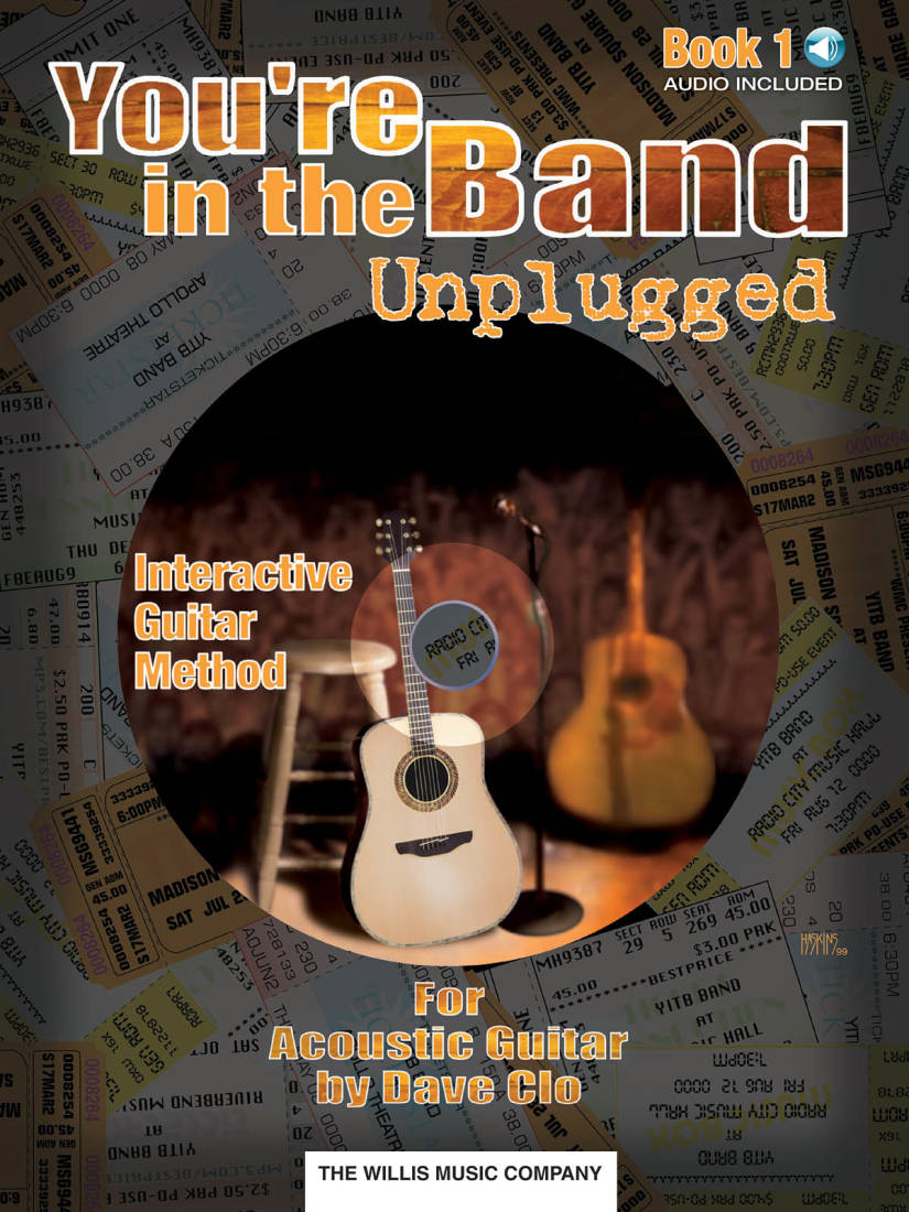 You\'re in the Band Unplugged, Book 1 - Clo - Acoustic Guitar - Book/Audio Online