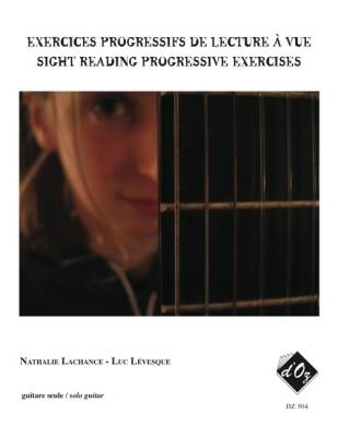 Les Productions dOz - Exercices progressifs de lecture a vue - Lachance/Levesque - Classical Guitar - Book