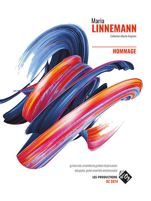 Hommage - Linnemann - Classical Guitar Ensemble - Score/Parts
