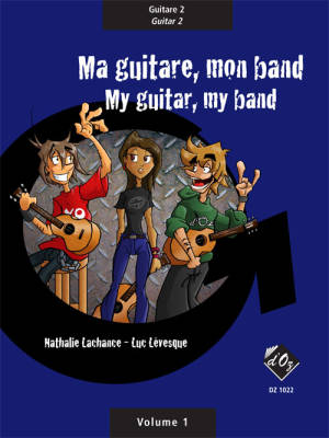 Les Productions dOz - Ma guitare, mon band (guitare 2) vol. 1 - Lachance/Lvesque - Guitare - Livre
