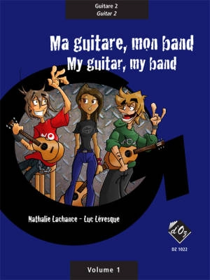 Les Productions dOz - Ma guitare, mon band (guitare 2) vol. 1 - Lachance/Levesque - Guitar - Book