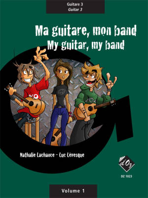 Les Productions dOz - Ma guitare, mon band (guitare 3) vol. 1 - Lachance/Lvesque - Guitare - Livre
