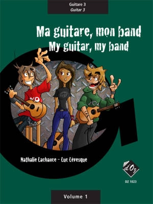 Les Productions dOz - Ma guitare, mon band (guitare 3) vol. 1 - Lachance/Levesque - Guitar - Book