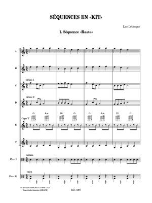 Sequences en \'\'Kit\'\', vol. 1 - Levesque - Classical Guitar Ensemble - Book (Reproducible material)