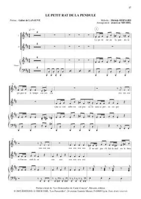 Poesies enchantees (Choeur et piano) - Bernard - SSA Piano/Vocal