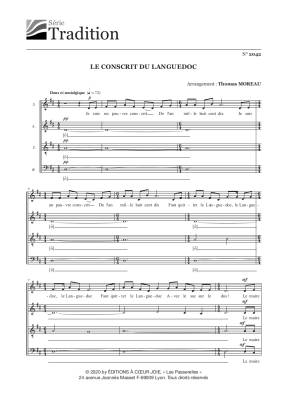 Le conscrit du Languedoc - Traditionnel/Moreau - SATB