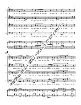Papillon - Lamartine/St. Jacques - SATB (a cappella)