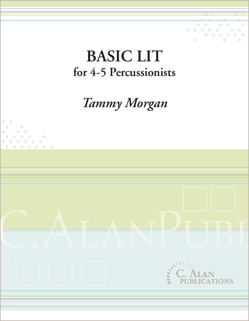 Basic Lit  - Morgan - Percussion Ensemble - Gr. Medium-Easy