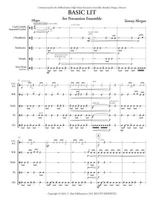 Basic Lit  - Morgan - Percussion Ensemble - Gr. Medium-Easy