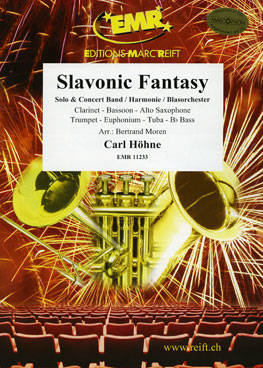 Editions Marc Reift - Slavonic Fantasy - Hohne/Moren - Solo Trumpet & Concert Band - Gr. 4+