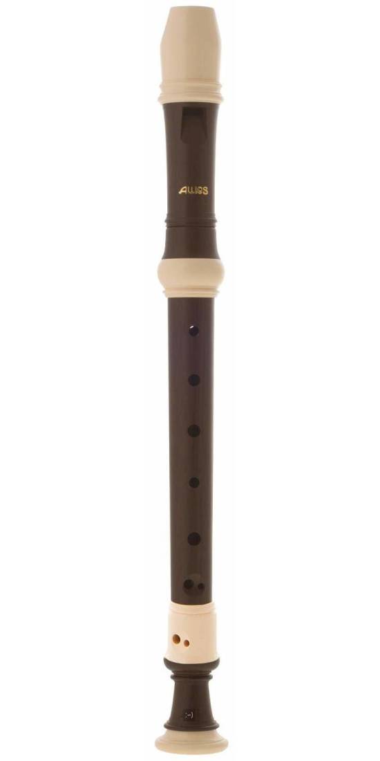 Haka-Style 3-Piece Soprano Recorder with Woodgrain Finish - English Fingering