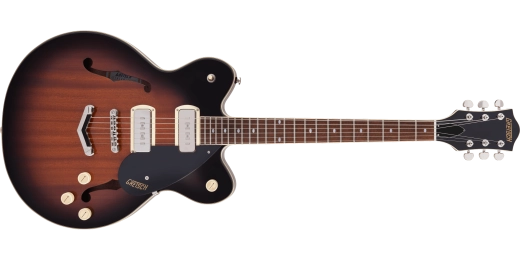 G2622-P90 Streamliner Center Block Double-Cut P90 with V-Stoptail - Havana Burst