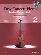 Easy Concert Pieces, Vol.2 - Mohrs - Violin/Piano - Book/CD