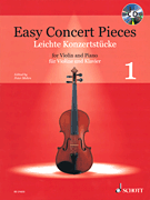 Easy Concert Pieces, Vol.1 - Mohrs - Violin/Piano - Book/CD