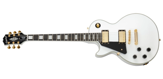 Les Paul Custom Electric Guitar, Left-Handed - Alpine White