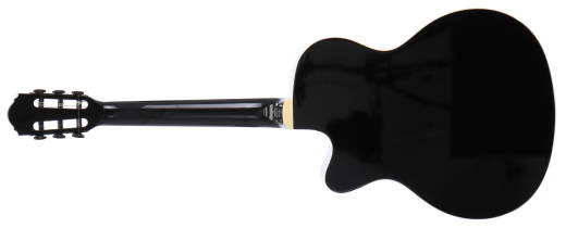 Full Size Nylon String Guitar with Cutaway - Black