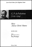 Hal Leonard - Missa Aeterna Christi Munera - Palestrina/Washington - SATB
