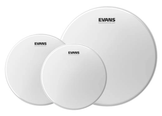 Evans - UV1 Coated Head Tom Pack - 10,12,16