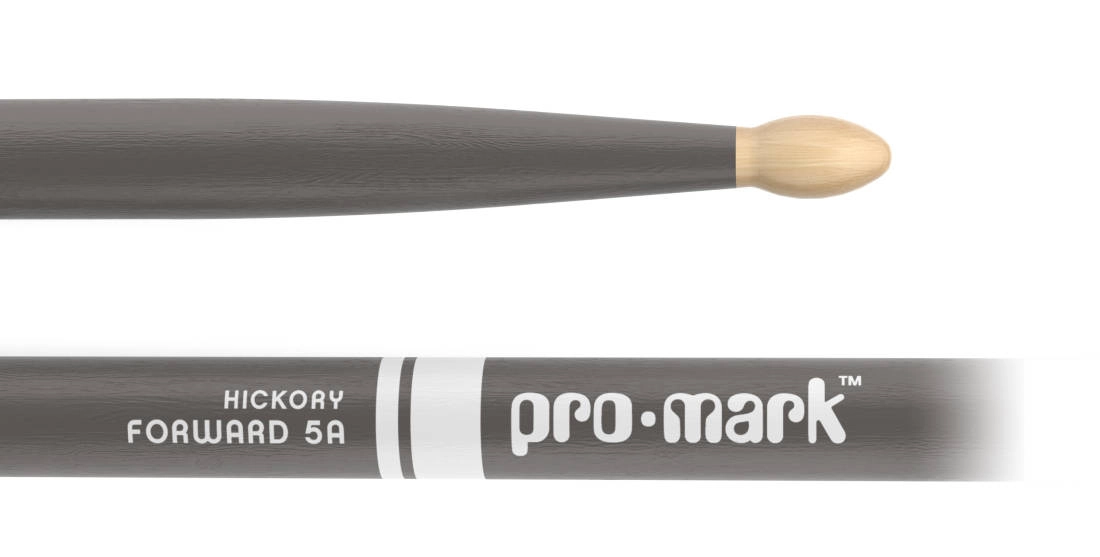 Classic Forward 5A Painted Hickory Drumsticks - Dark Grey