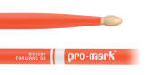 Promark - Classic Forward 5A Painted Hickory Drumsticks - Orange