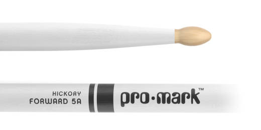 Promark - Classic Forward 5A Painted Hickory Drumsticks - White