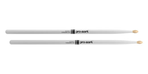 Classic Forward 5A Painted Hickory Drumsticks - White