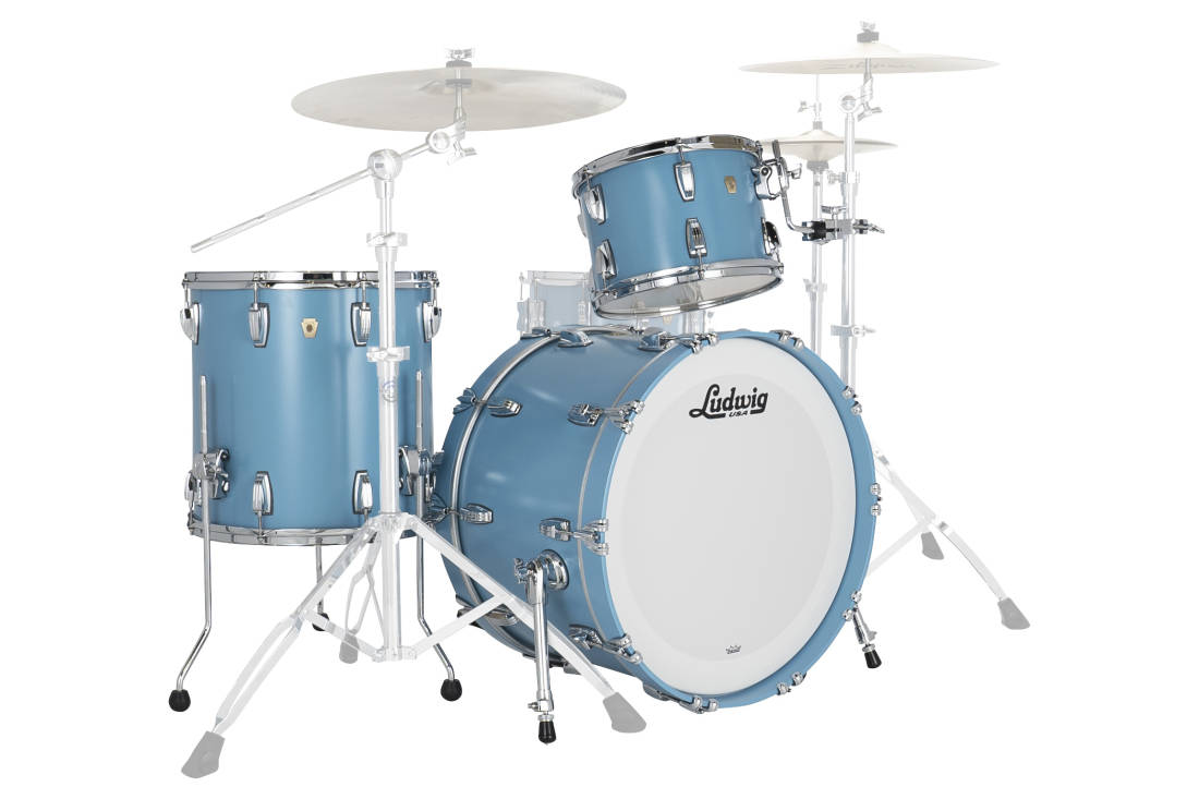 Classic Maple Fab 22 3-Piece Shell Pack (22,13,16) - Heritage Blue