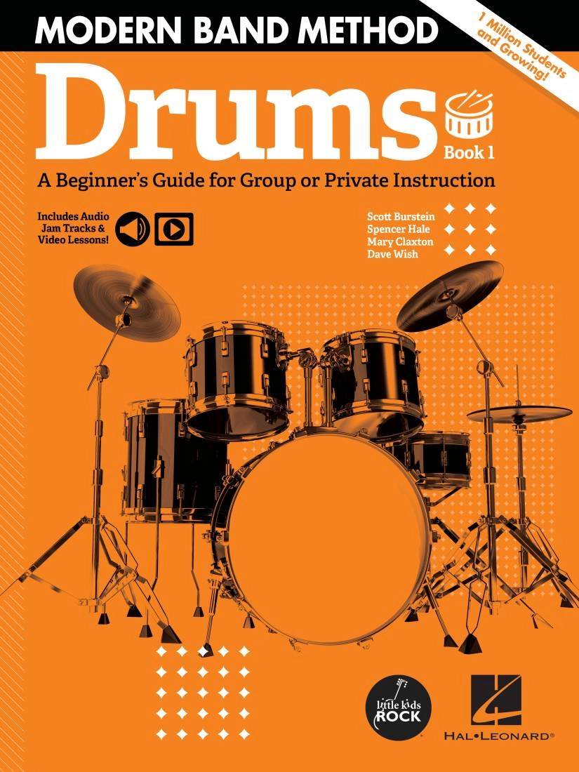 Modern Band Method, Book 1 - Drums - Book/Media Online