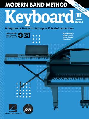 Modern Band Method, Book 1 - Keyboard - Book/Media Online