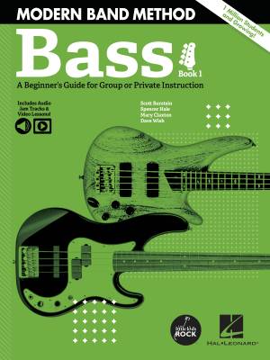 Modern Band Method, Book 1 - Bass - Book/Media Online