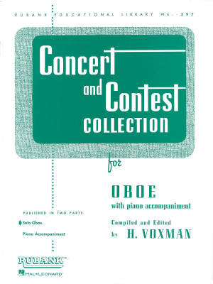 Concert and Contest Collection for Oboe - Voxman - Oboe - Book