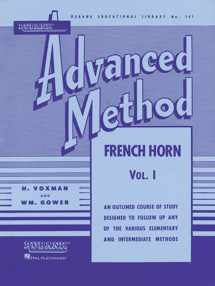 Rubank Advanced Method, Vol. 1 - Voxman/Gower - Cor franais en Fa/Mib - Livre