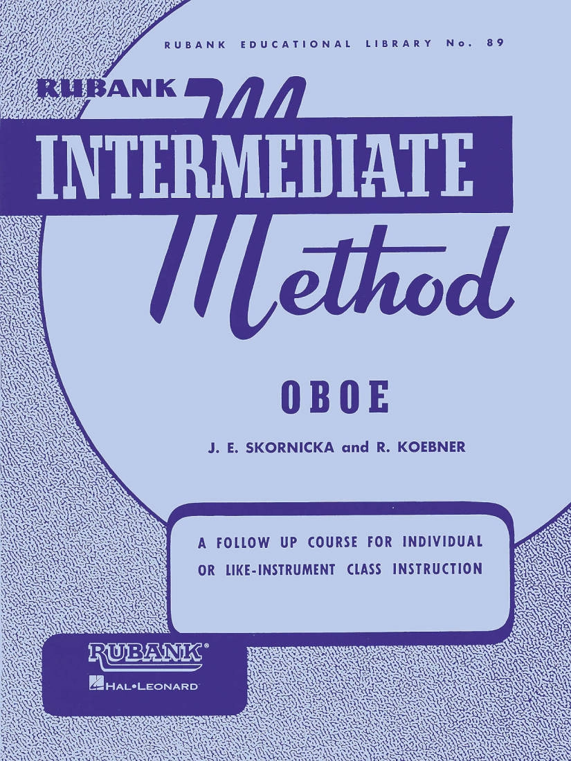 Rubank Intermediate Method - Skornicka/Koebner - Oboe - Book