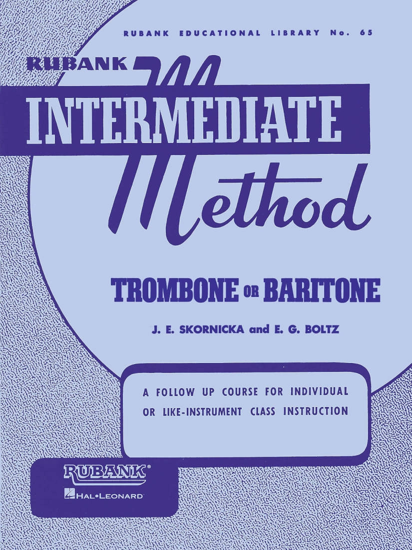 Rubank Intermediate Method - Skornicka/Boltz- Trombone/Baritone - Book