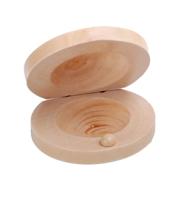 2.5 inch Wood Castanets (2 pc)