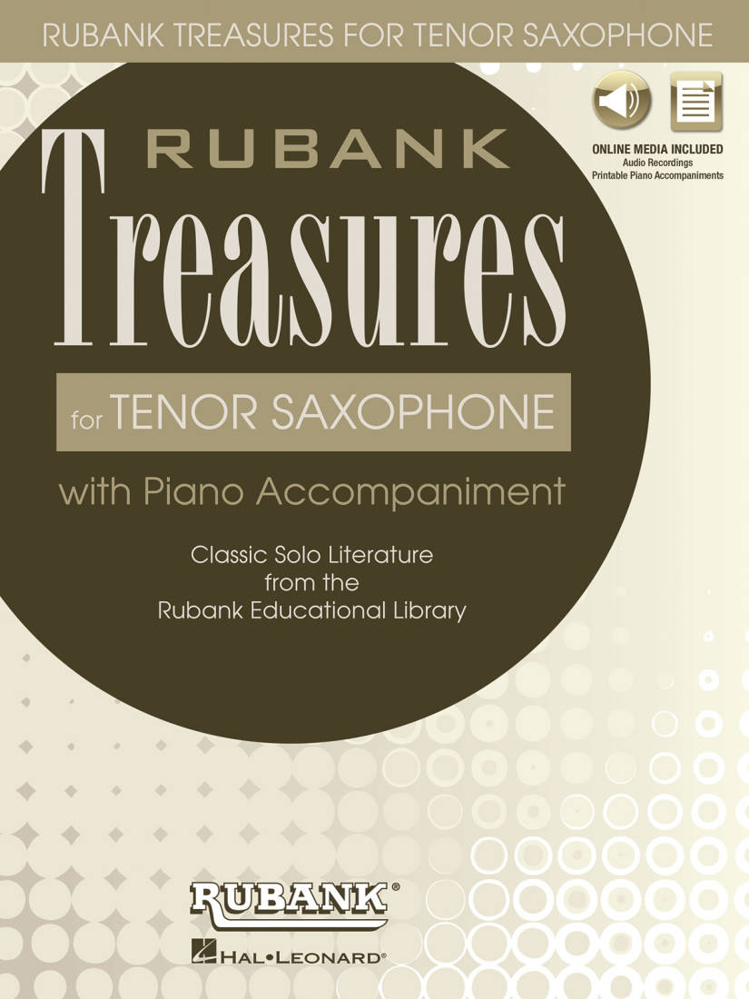 Rubank Treasures for Tenor Saxophone - Voxman - Book/Media Online