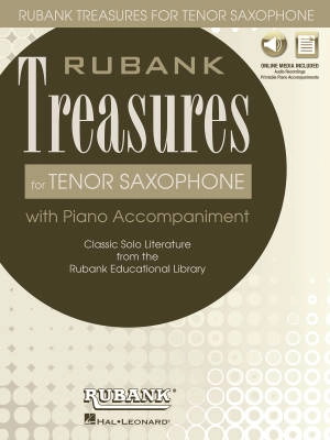 Rubank Treasures for Tenor Saxophone - Voxman - Book/Media Online