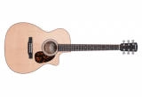 Larrivee - OMV-03E Spuce\/Mahogany Acoustic-Electric Guitar with Case